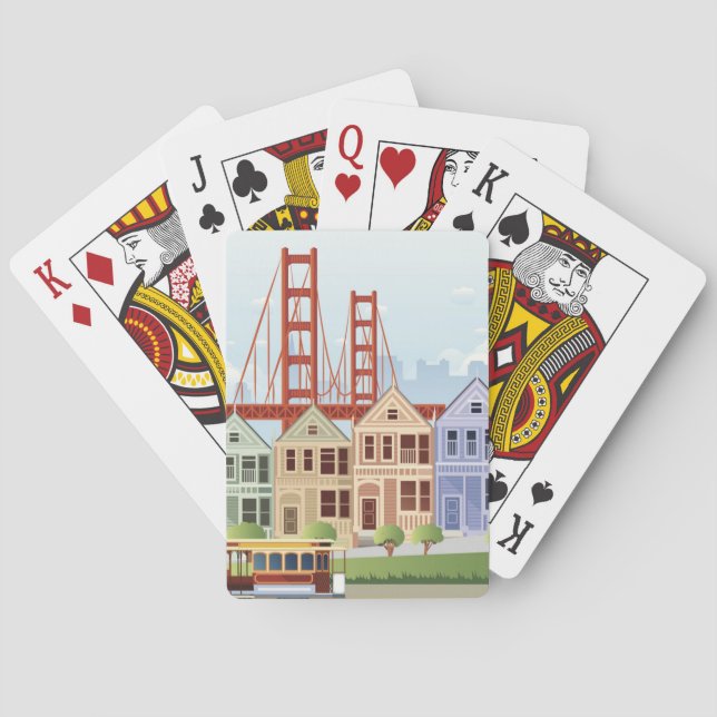 San Francisco | de målade damerna Casinokort (Baksidan)