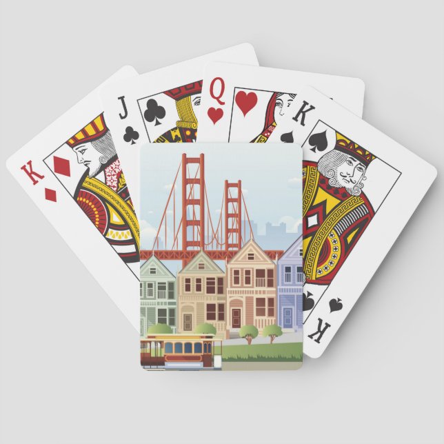 San Francisco | de målade damerna Casinokort (Baksidan)