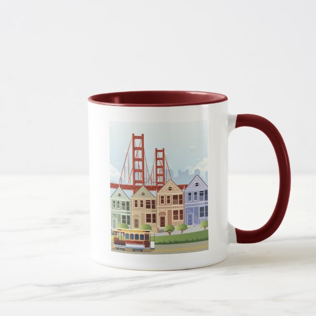 San Francisco | de målade damerna Mugg (Höger)