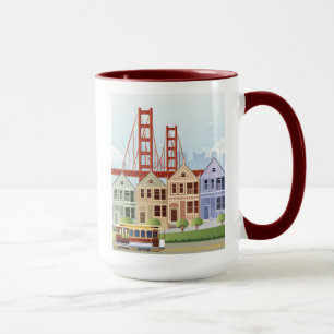 San Francisco   de målade damerna Mugg