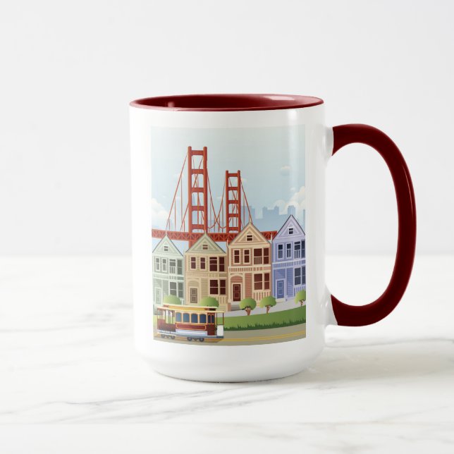 San Francisco | de målade damerna Mugg (Höger)