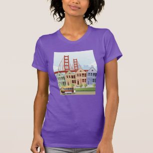 San Francisco   de målade damerna T Shirt