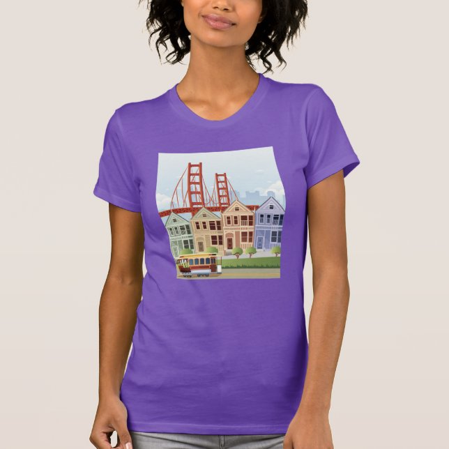 San Francisco | de målade damerna T Shirt (Framsida)