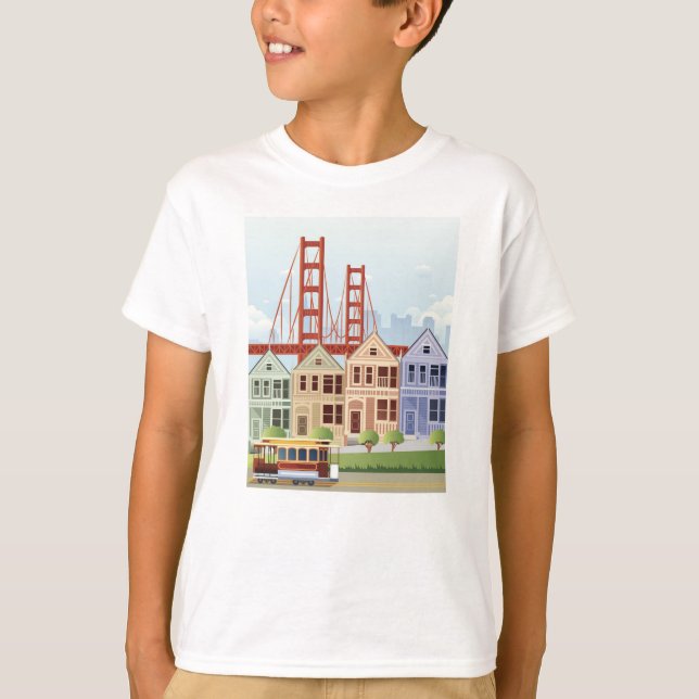 San Francisco | de målade damerna T Shirt (Framsida)
