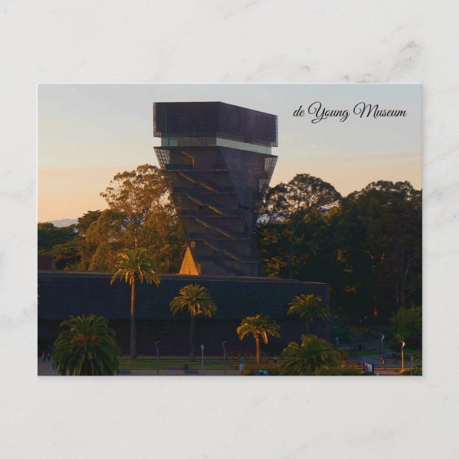 San Francisco de Young Museum #3-2 vykort (Framsida)