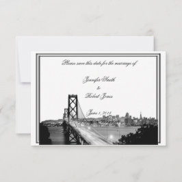 San Francisco Destination Wedding Spara datumet