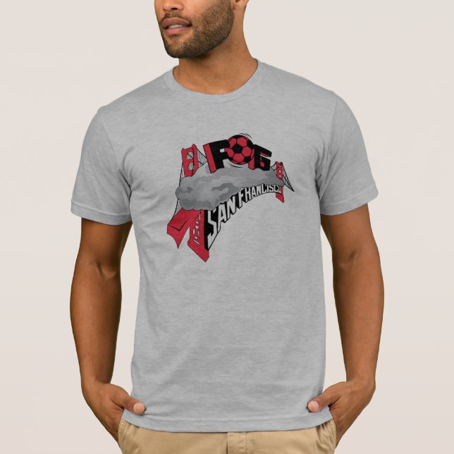 San Francisco dimmaskjorta Tee Shirt (Framsida)