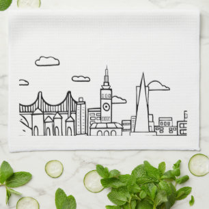 San Francisco Dishtowel Kökshandduk