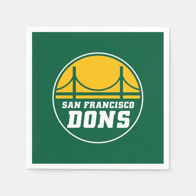 San Francisco Dons Pappersservett (Framsidan)