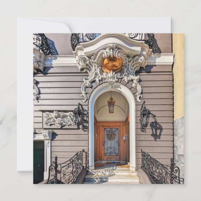 San Francisco Door-hälsningskort Julkort (Framsida)
