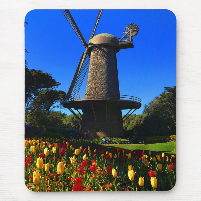 San Francisco Dutch Kvarn #5 Mouse Pad Musmatta (Framsidan)