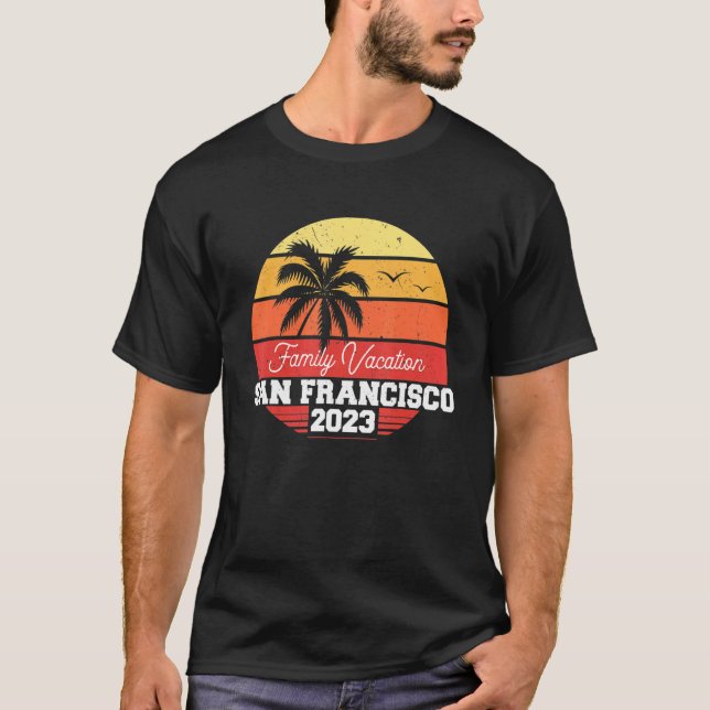 San Francisco Family Vacation 2023 Matching Holida T Shirt (Framsida)