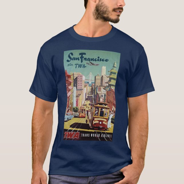 San Francisco Family Vacation T Shirt (Framsida)