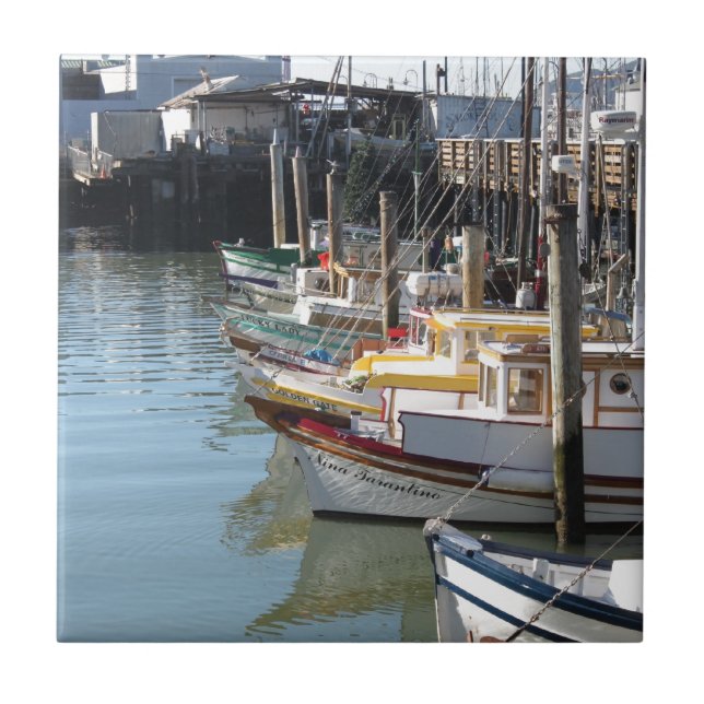 San Francisco fartyg Kakelplatta (Framsidan)