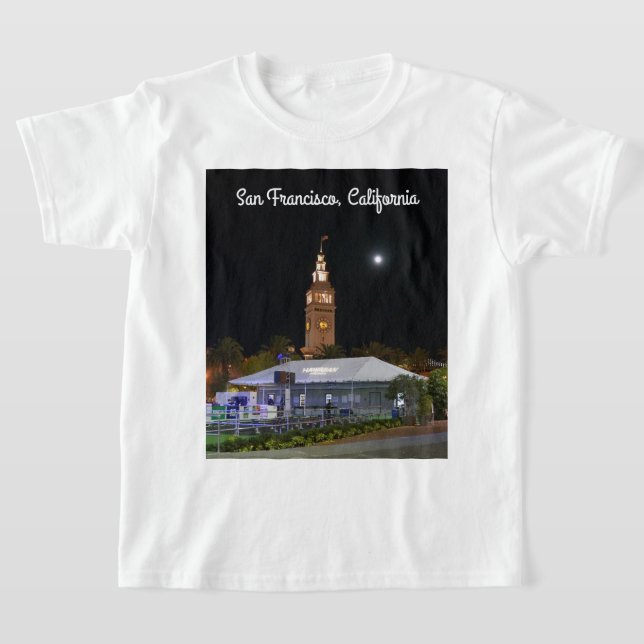 San Francisco Ferry Bygger #19 T-shirt (Laydown)
