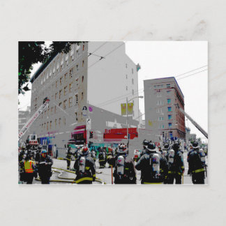 San Francisco Fire på scenen Vykort