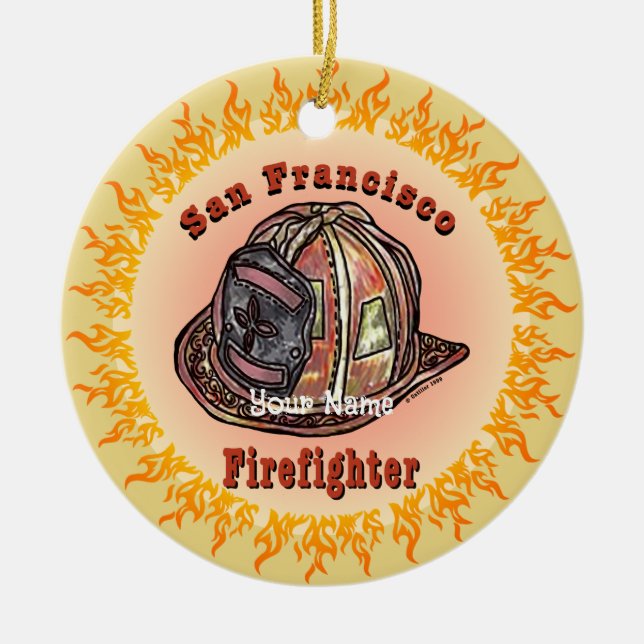 San Francisco Firefighter ornament (Framsidan)