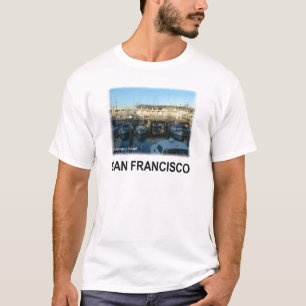 San Francisco fiskare hamnplats T-shirt