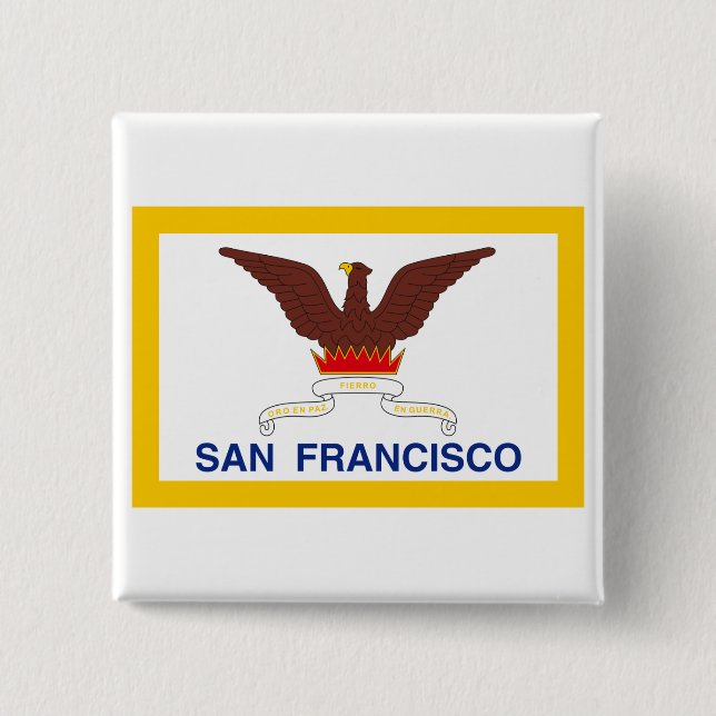 San Francisco-flagga Knapp (Framsida)