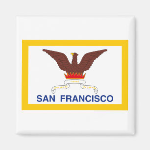 San Francisco Flagga Magnet