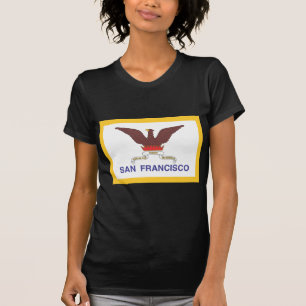 San Francisco flagga T-shirt