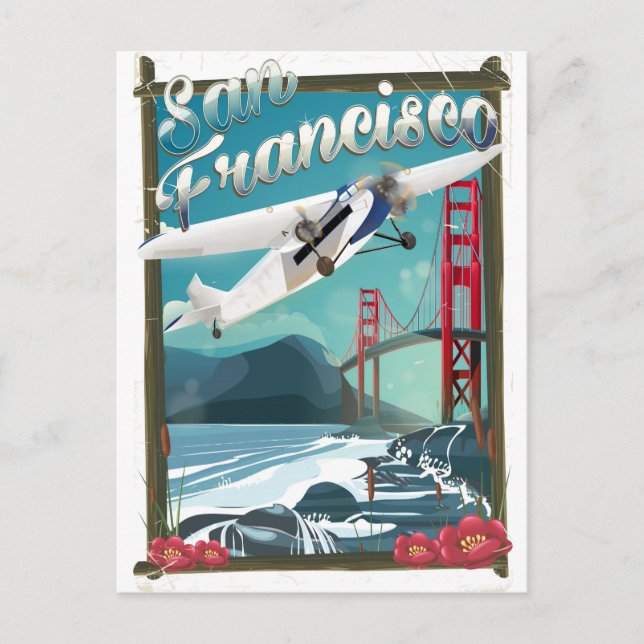 San Francisco Flygresor affisch Vykort (Framsida)