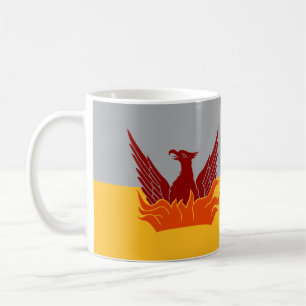 San Francisco Fog och Guld City Flagga Mugg