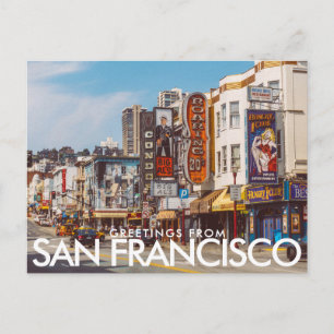 San Francisco, Förenade Stater Vykort