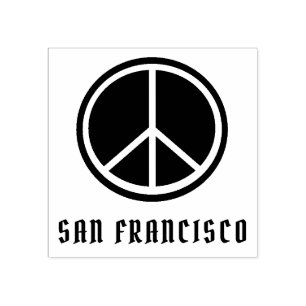 San Francisco fredstecken gummi frimärke Stämpel