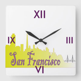 San Francisco Fyrkantig Klocka