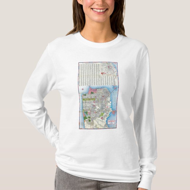 San Francisco gatakarta T Shirt (Framsida)