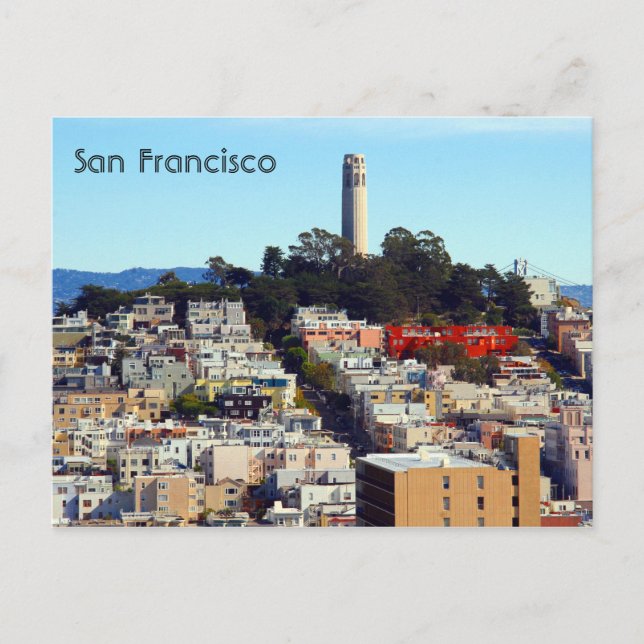 san francisco-gator vykort (Framsida)