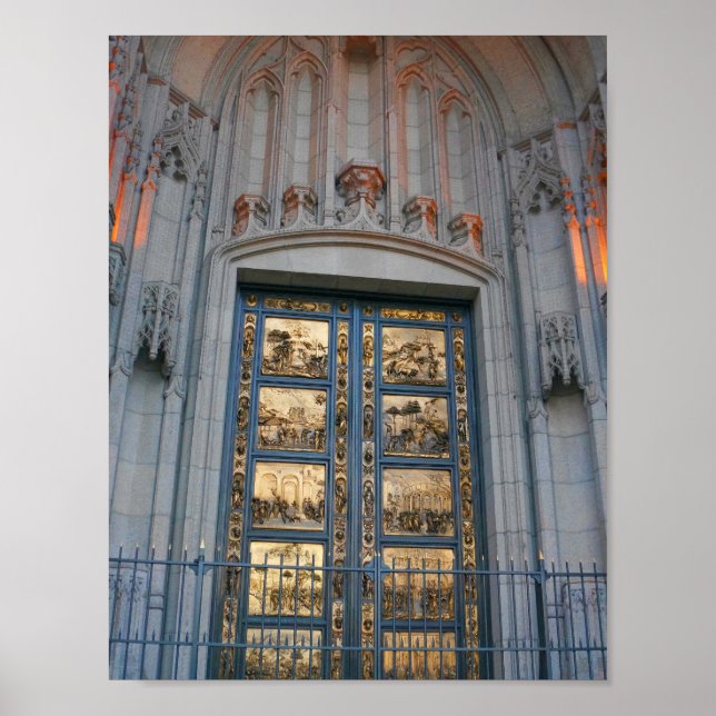 San Francisco Ghiberti Doors Poster (Framsidan)