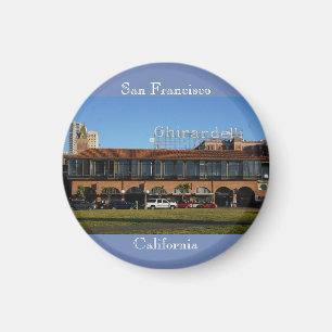 San Francisco Ghirardelli kvadrerar magneten Magnet