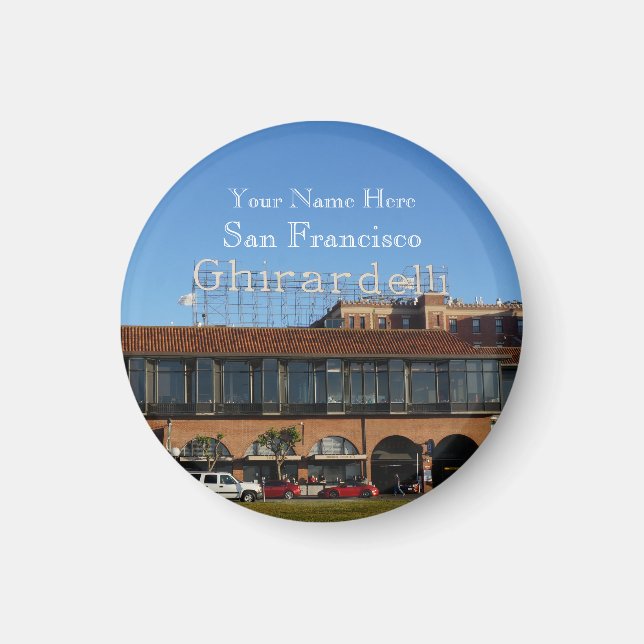 San Francisco Ghirardelli Square #2-2 Magnet (Framsidan)