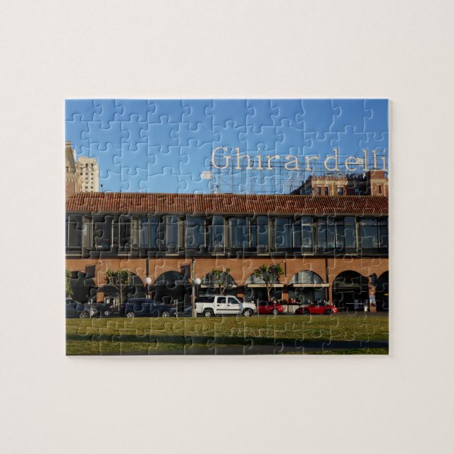 San Francisco Ghirardelli Square Jigszle Puzzle Pussel (Horisontell)