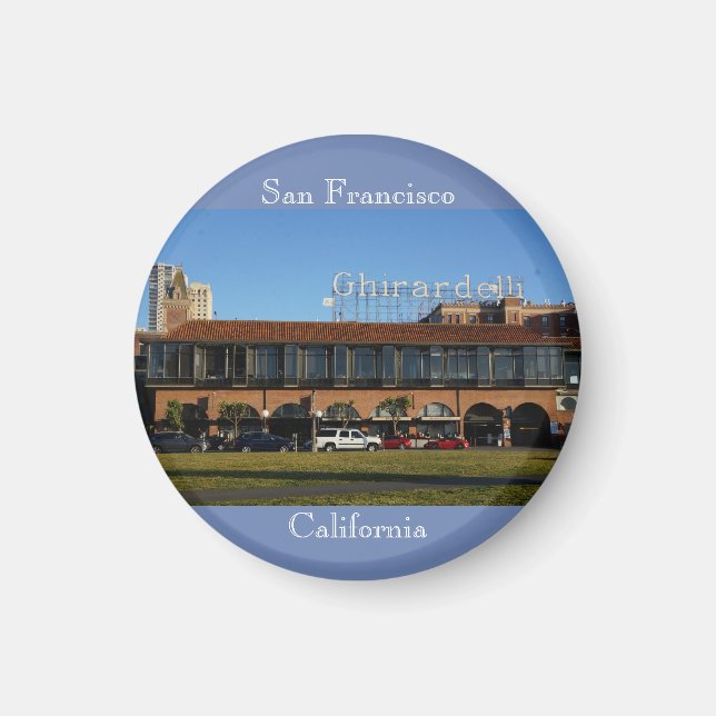 San Francisco Ghirardelli Square Magnet (Framsidan)
