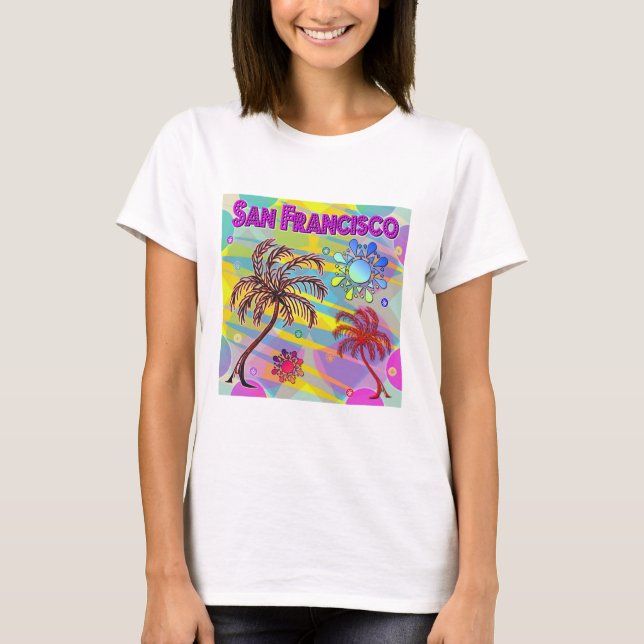 San Francisco Glad och Hopp T-Shirt (Framsida)