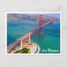 San Francisco Golden Gate Bridge vykort
