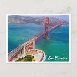 San Francisco Golden Gate Bridge vykort