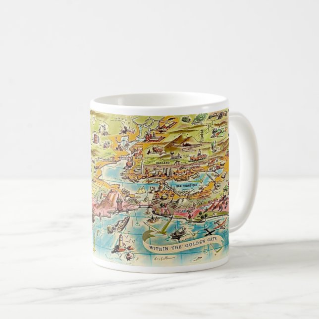 San Francisco Golden Gate Kartongskål Kaffemugg (Framsida höger)