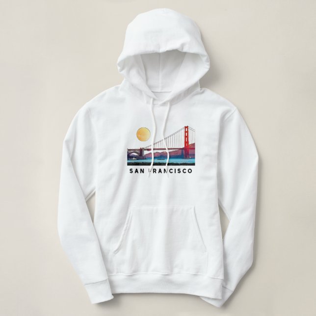 San Francisco Golden Gate Souvenir Gift T Shirt (Design framsida)