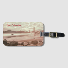 San Francisco Golden Gate vid Marshall Beach Bagagebricka