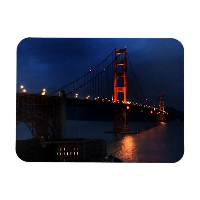 San Francisco Golden Grind Bridge #6 Magnet (Horisontell)