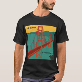 San Francisco - Golden Grind Bridge/ anpassa text T Shirt