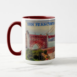 San Francisco Golden Grind Bridge Scenia Mugg