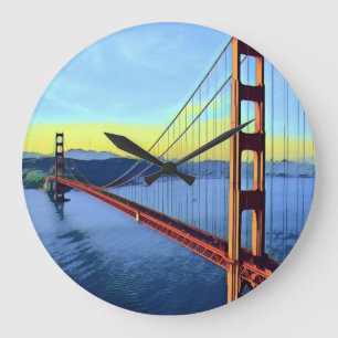 San Francisco - GOLDEN GRIND - Bridge Stor Klocka