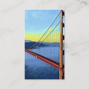 San Francisco - GOLDEN GRIND - Bridge Visitkort