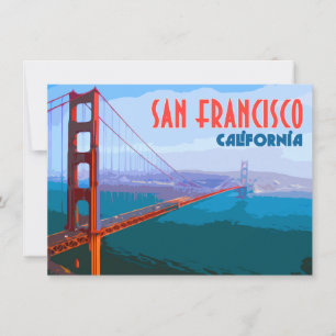 San Francisco Golden Grind-bryggkort med flata kor
