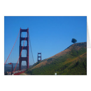 san francisco - golden grind hälsningskort